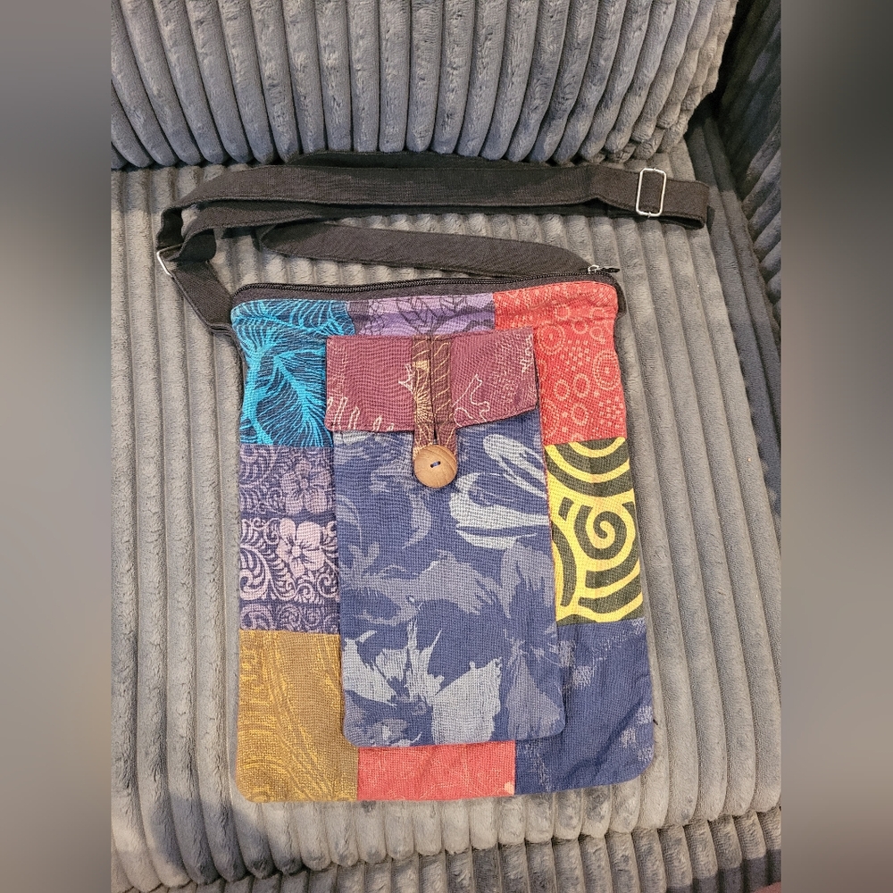 Colourful Patchwork Crossbody Bag